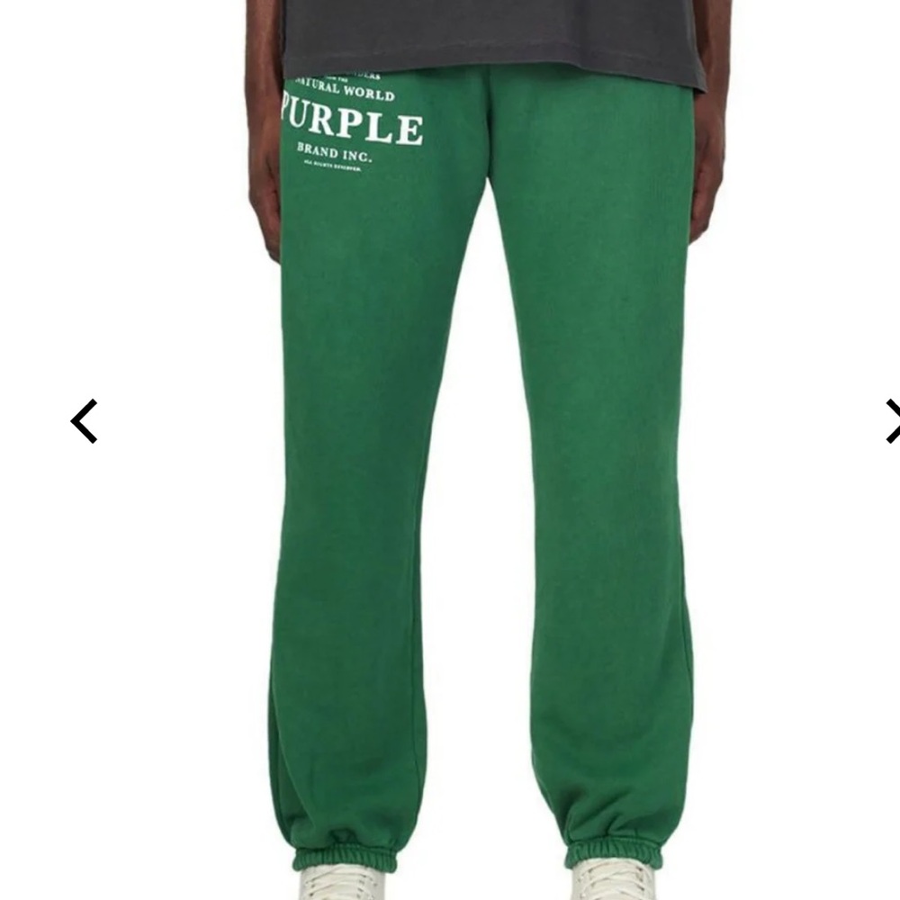 Purple Brand Sweatpants - Signs Wonders Forest men’s large